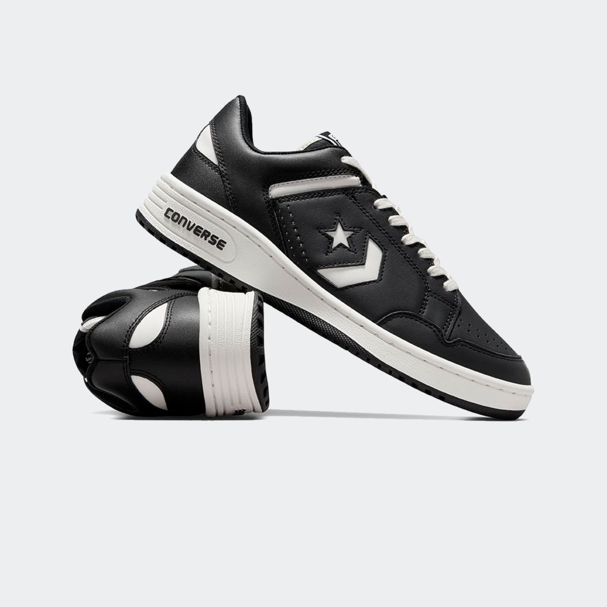 Tênis Converse Weapon Leather Black White OX A12336c | Espaço.con