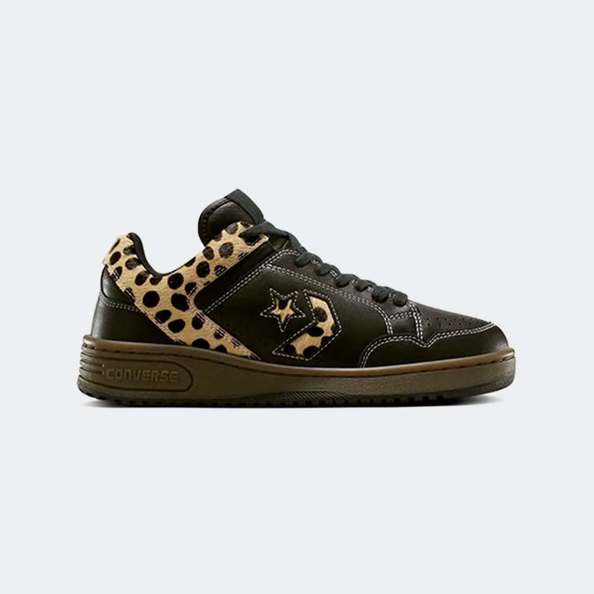 Tênis Converse Weapon Pony Hair Black Brown Tan OX A12707c