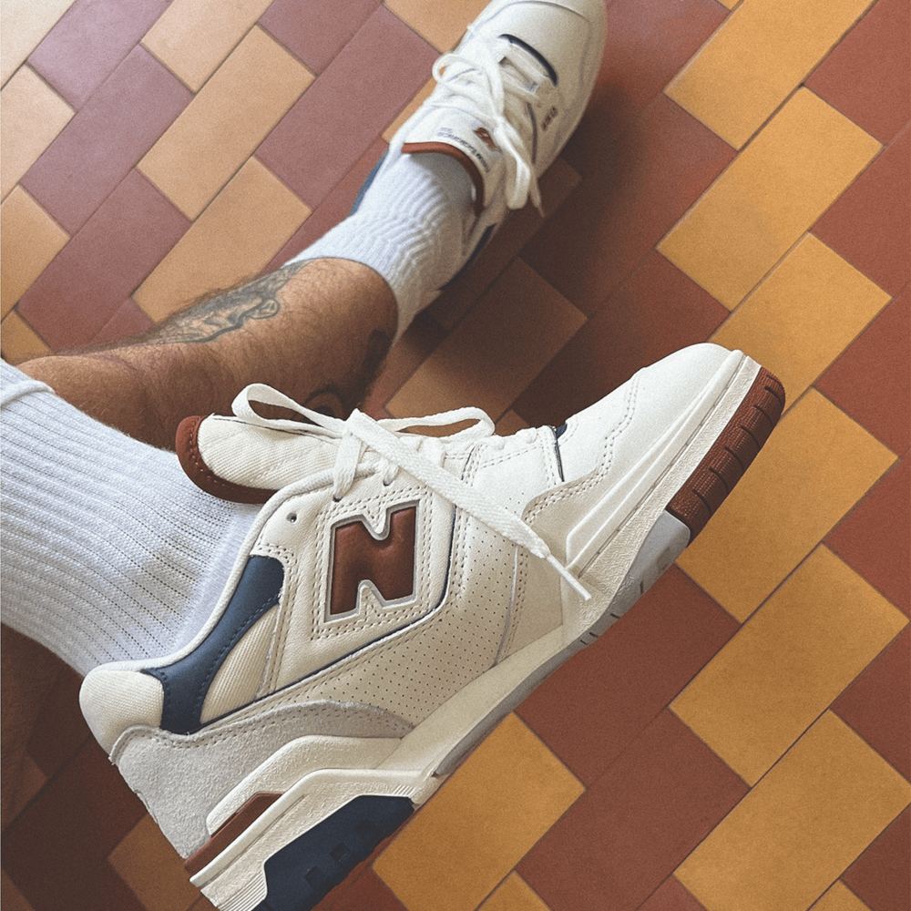 Balance Masculino Marrom New Balance Marrom Couro Tênis New