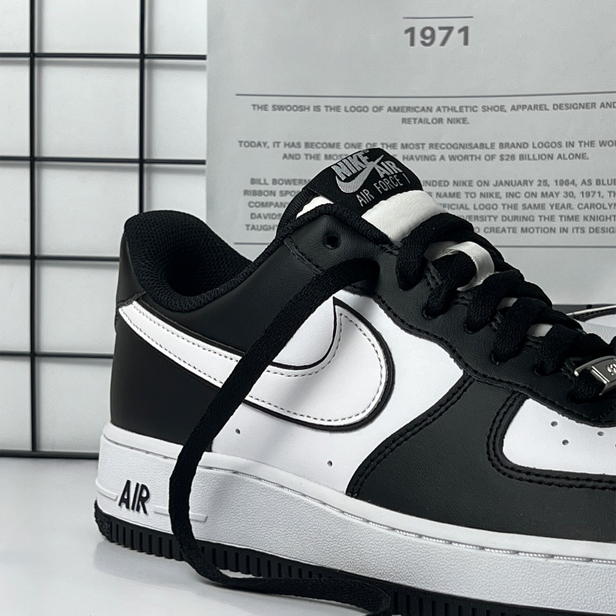 Tênis Nike Air Force 1 07 Black White Dv0788-001 | Espaço.con