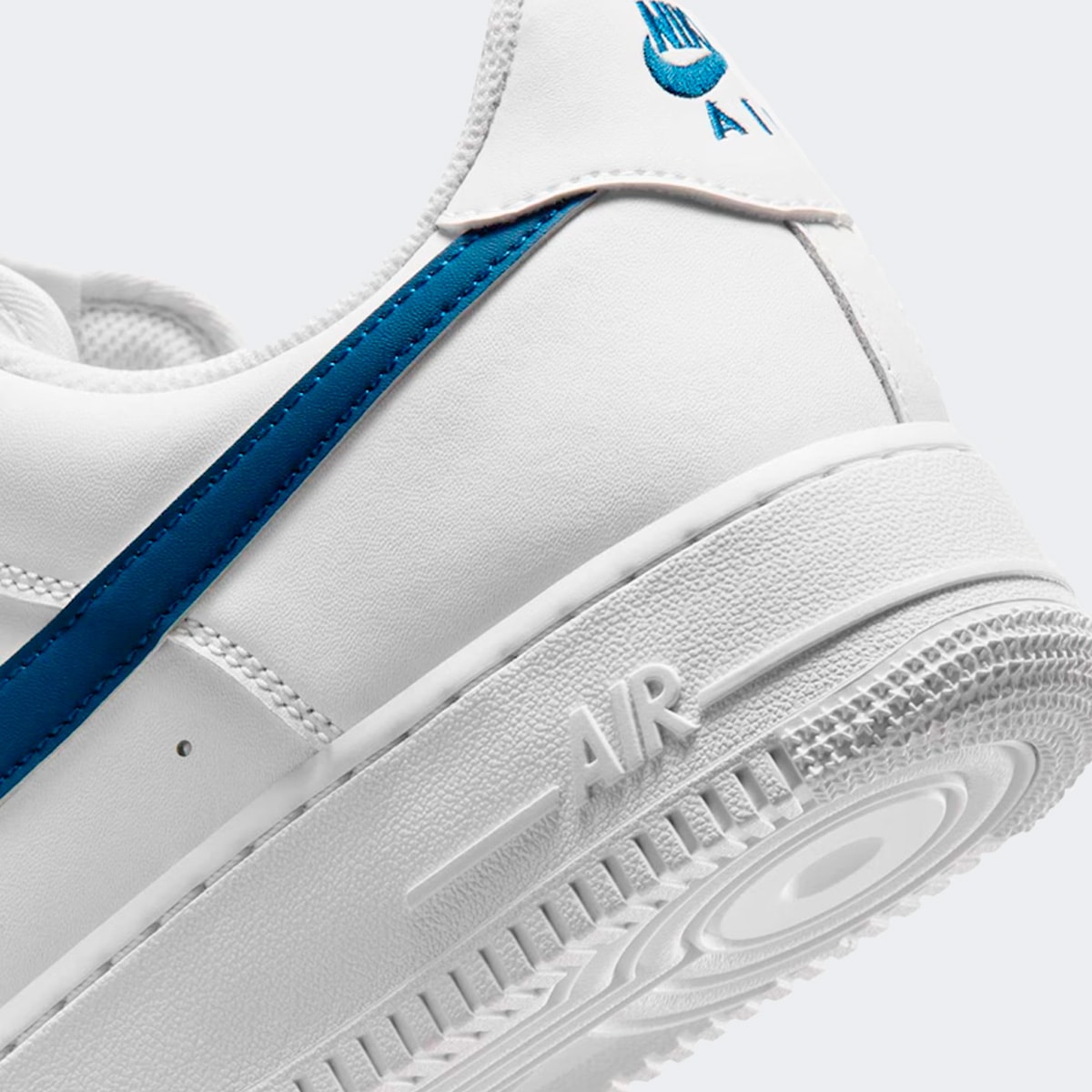Tênis Nike Air Force 1 '07 Branco Azul Fj4146-123 | Espaço.con