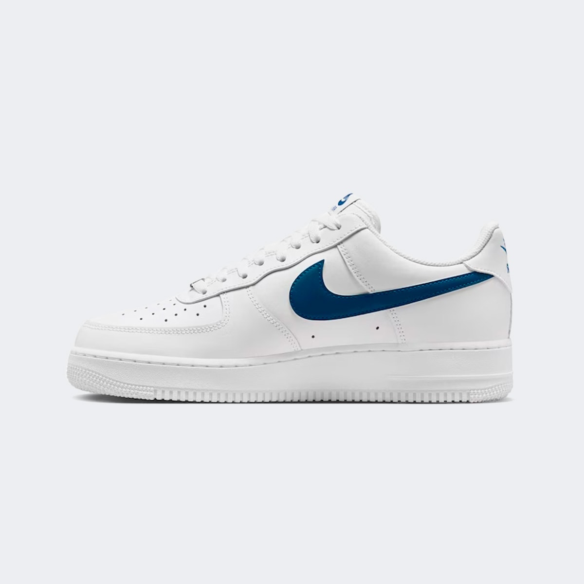 Tênis Nike Air Force 1 '07 Branco Azul Fj4146-123 | Espaço.con
