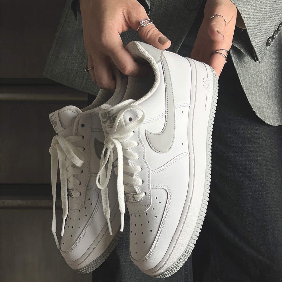 Tênis Nike Air Force 1 07 White Smoke Grey Fj4146-100 | Espaço.con