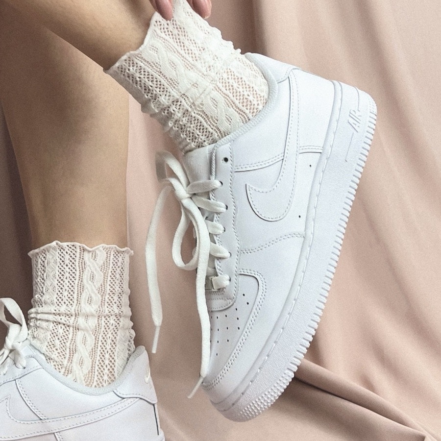 Tênis Nike Air Force 1 LE White White Fv5951-111 | Espaço.con