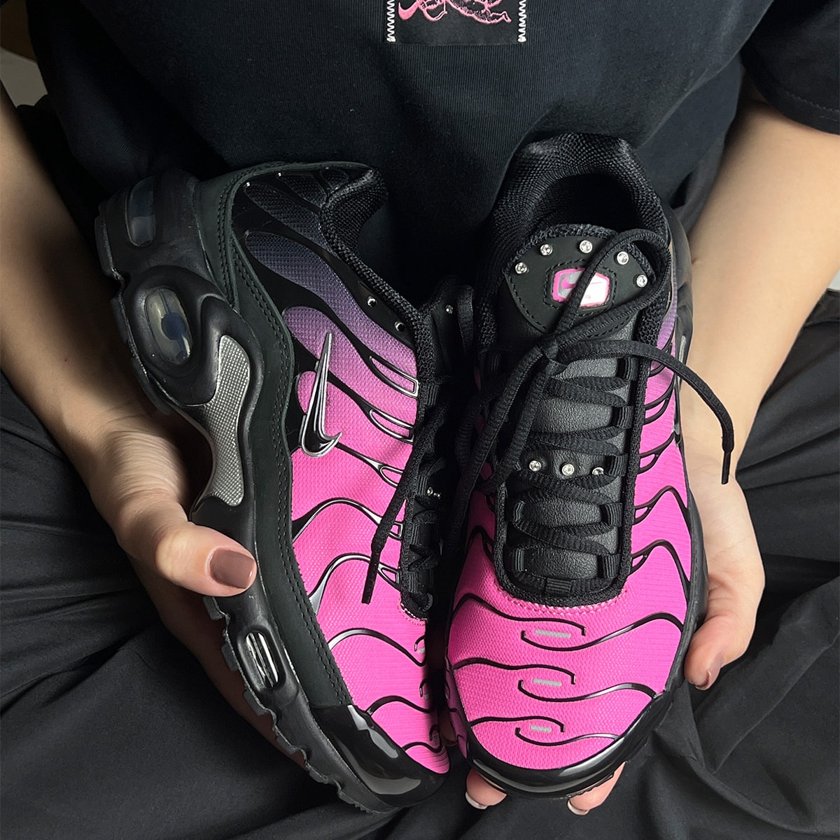 Tênis Nike Air Max Plus TN Preto Pink Iq0280-010 | Espaço.con
