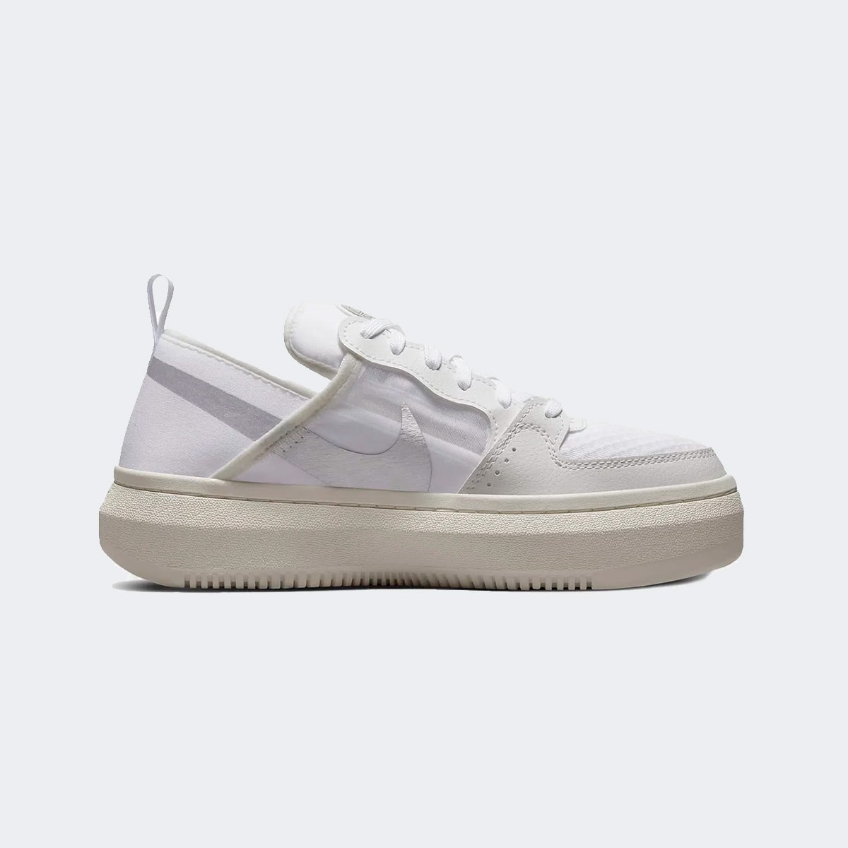 TÊNIS NIKE COURT VISION ALTA TXT BRANCO PRATA CW6536102 TÊNIS NIKE COURT VISION ALTA TXT BRANCO PRATA CW6536102
