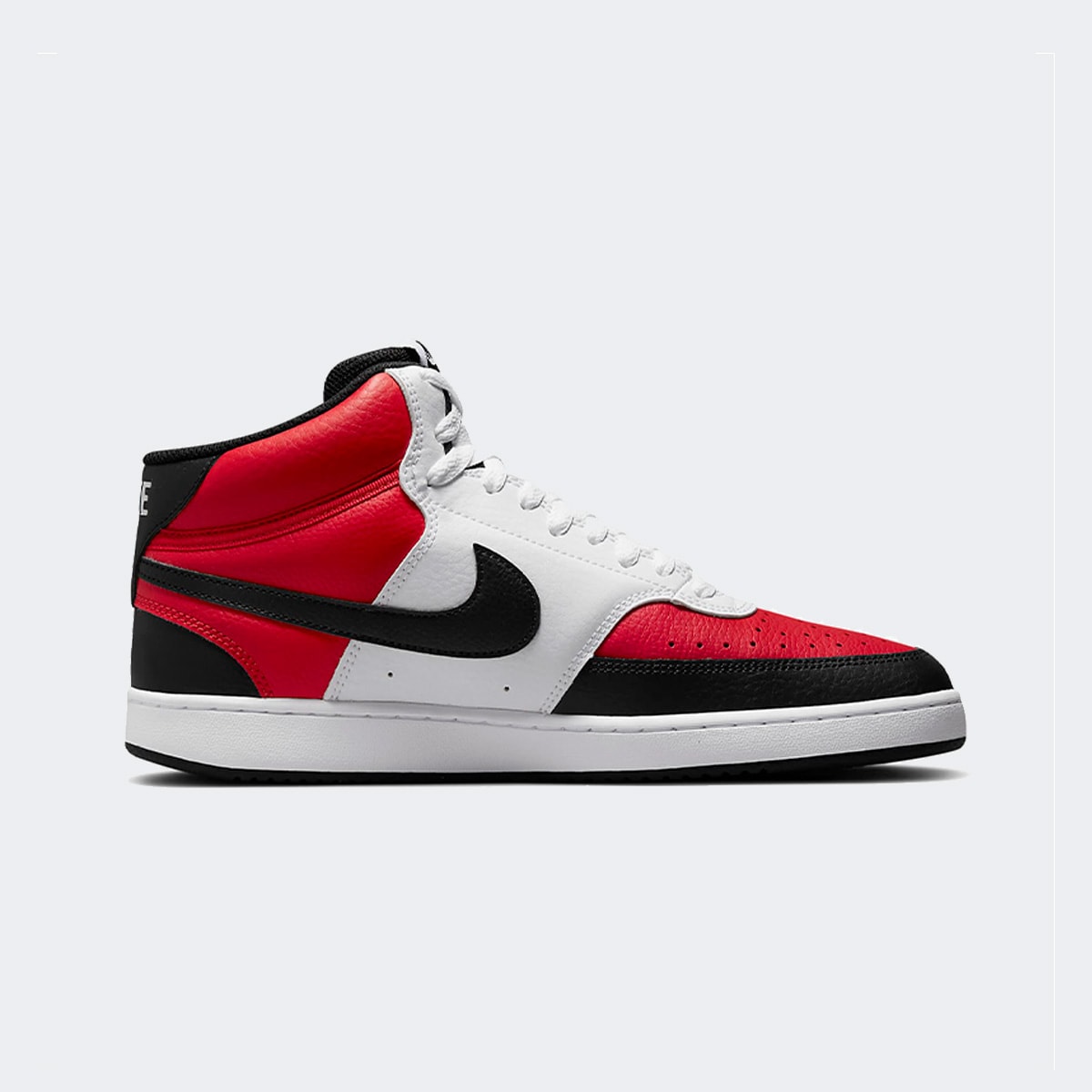 Red nike hot sale mid tops