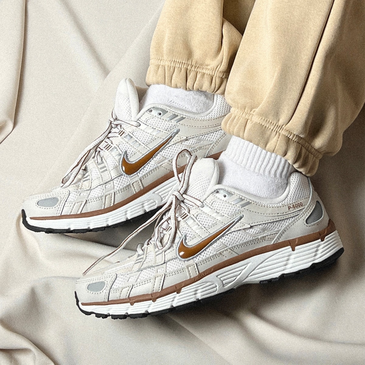 Tênis Nike P-6000 Light Orewood Brown Phantom Cd6404-106 | Espaço