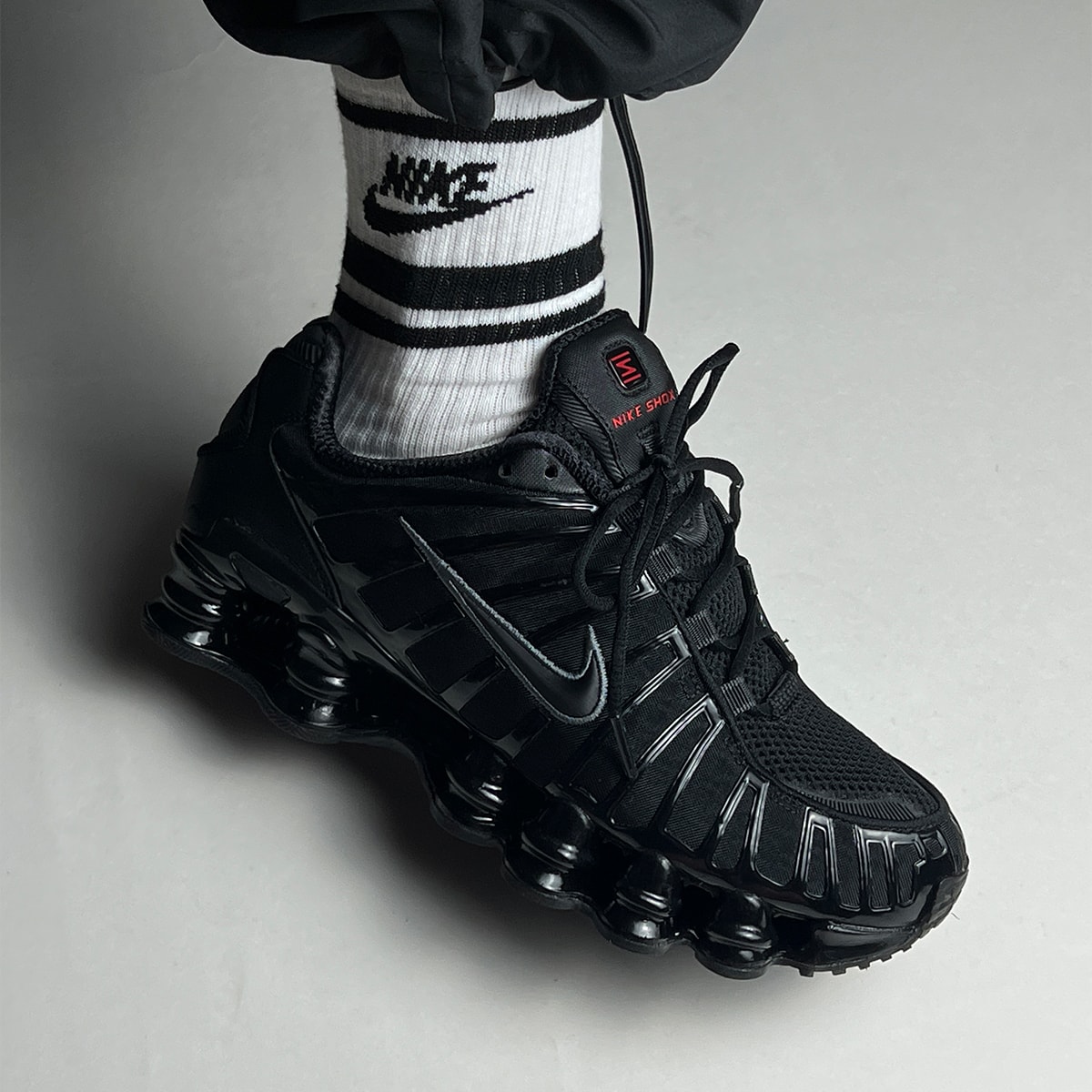靴 nike shox tl Black Tênis Nike Shox Tl Preto