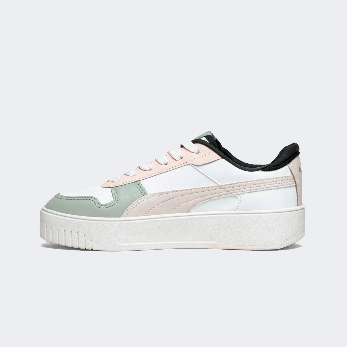 Tênis Puma Carina Street Bdp Branco Rosa Verde 39429656 | Espaço