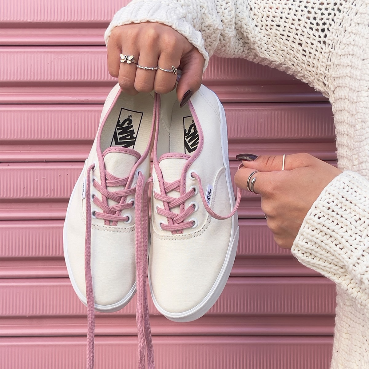 Tênis Vans Authentic Binding Green Pink Vn0a2z3zboc | Espaço