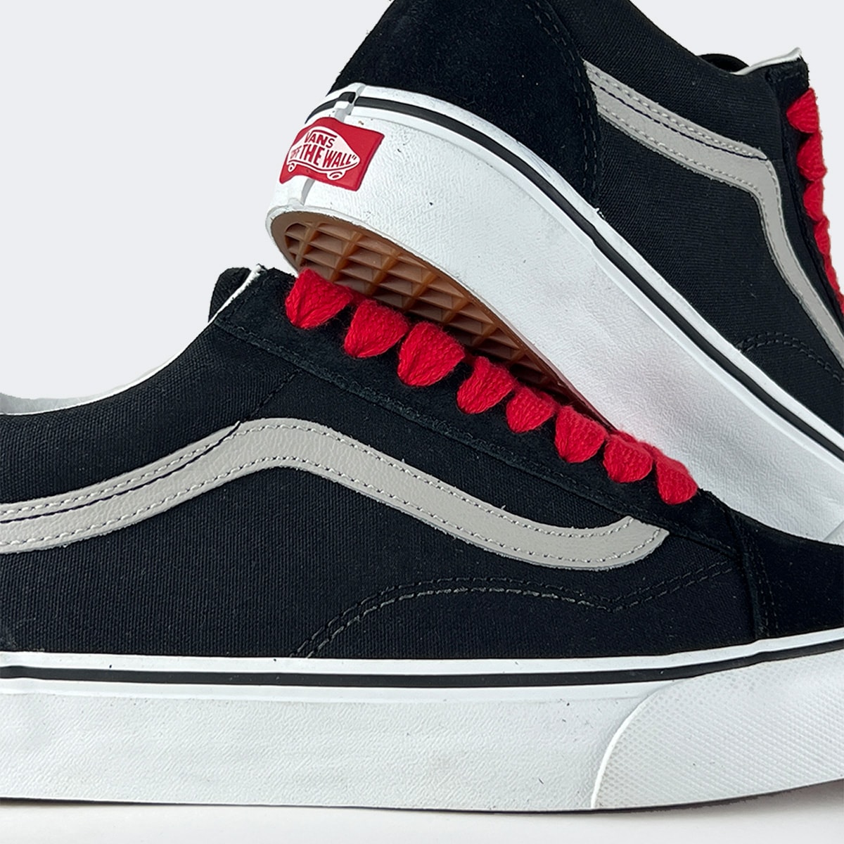 Tênis Vans Old Skool Pop Black Red Vn000d7zy09 | Espaço.con