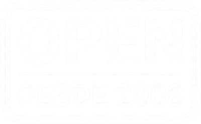 Selo Open - Desde 2008 duas lojas físicas